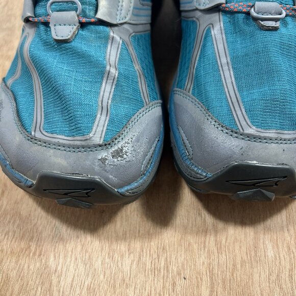 Altra Lone Peak 4 Men\'s Size 9 Gray/Teal Trail Running Shoes ALM1855F330 main image 5